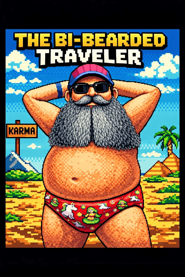 The Bi-Bearded Traveler
